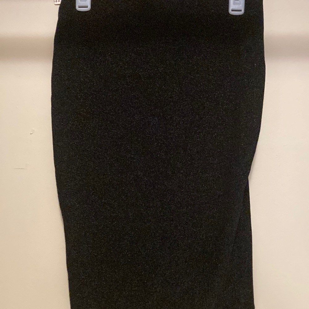 Black matching set skirt and crop tops